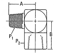 2089 External Pipe X Internal Pipe Elbow